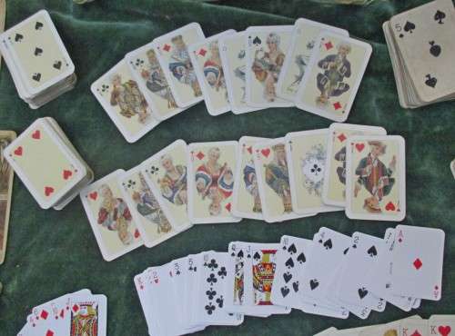 Collectable Playing Cards and  2 card boxes