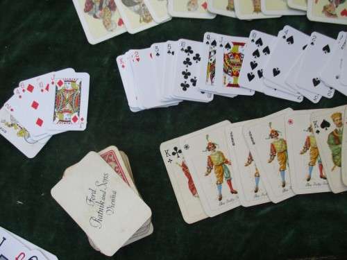 Collectable Playing Cards and  2 card boxes