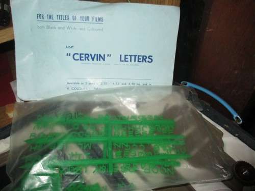 Minori Handy Titler 5 Cine Film Titler Kit