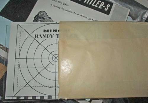 Minori Handy Titler 5 Cine Film Titler Kit