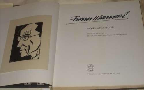 Frans Masereel  signed by Roger Avermaete