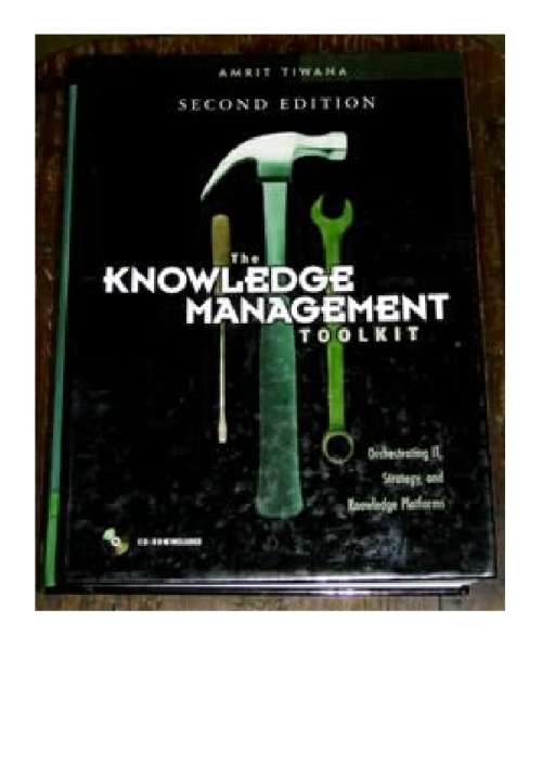 The Knowledge Management Toolkit  2002