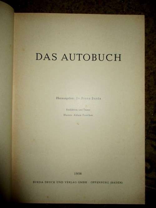 Das Autobuch 1956