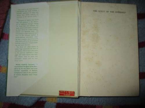 The Quest of the Overself by Paul Brunton 1951