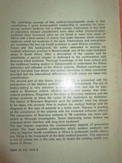 The doctor-patient relationship in an African tribal society 1973