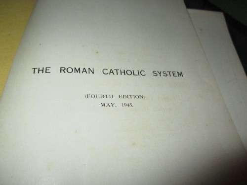 The Roman Catholic System 1944