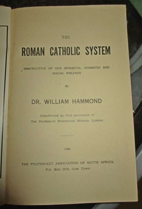 The Roman Catholic System 1944