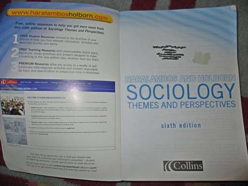 Sociology Themes and Perspectives 2004