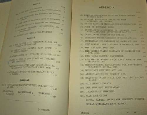 A Handy Book for Shipowners and Masters 1953