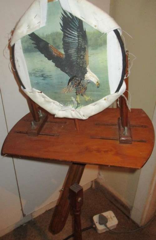 Rotating Canvas Easel with attachments