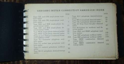 Connection diagrams for alternating current , watthour and demand meters 1950 circa