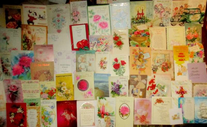 Used cards x over 650 excellent for crafters