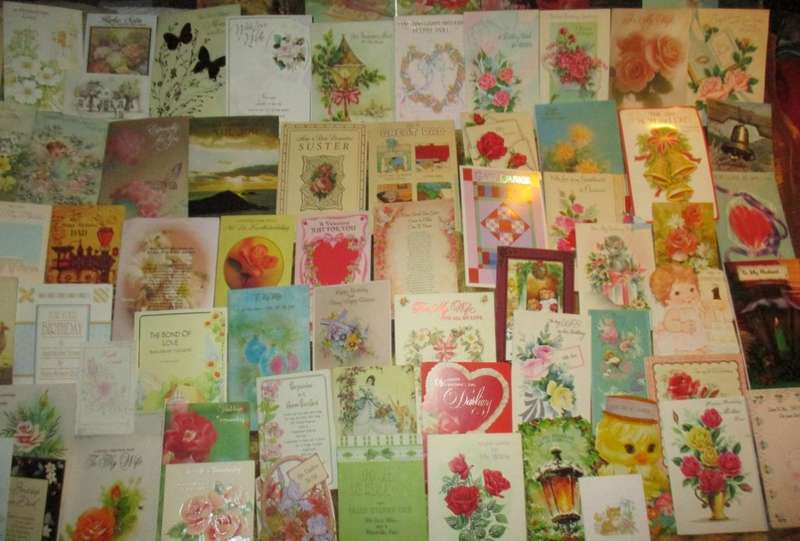 Used cards x over 650 excellent for crafters