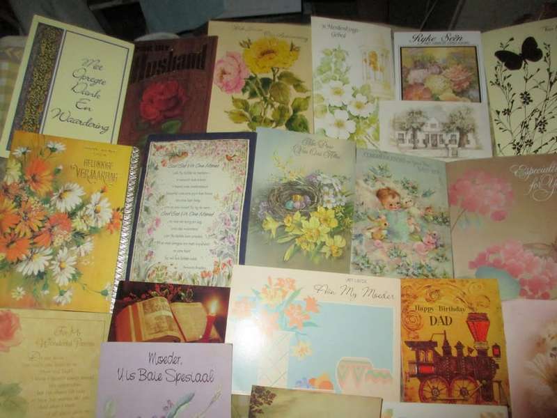 Used cards x over 650 excellent for crafters