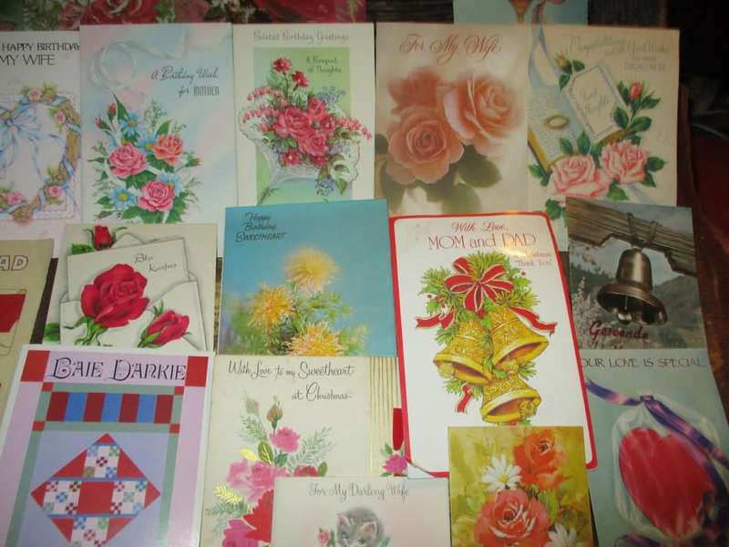 Used cards x over 650 excellent for crafters