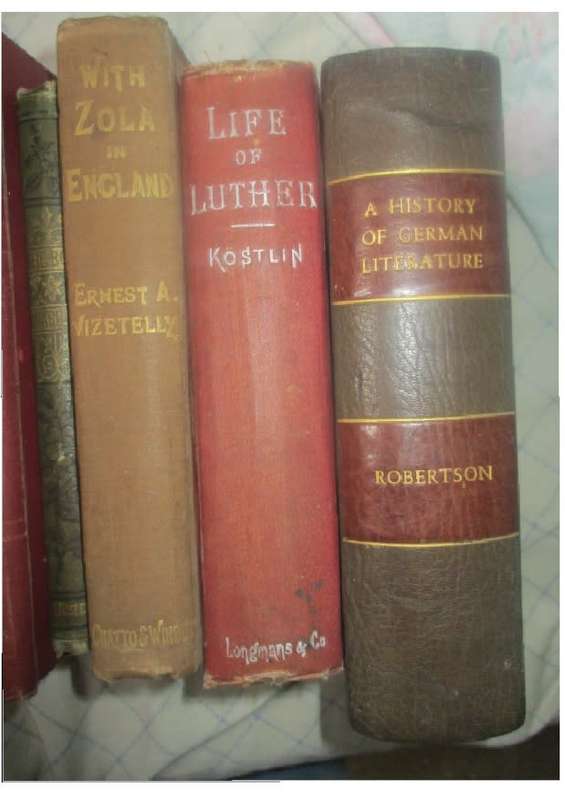 9 Antique  Books R160 each choose