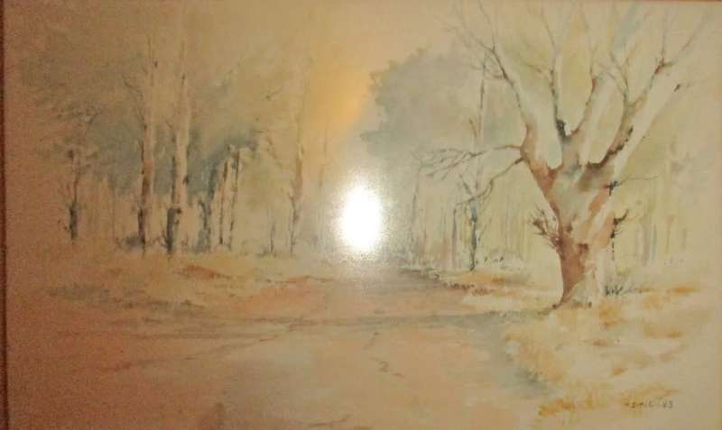 Landscape Watercolour   W J McGill