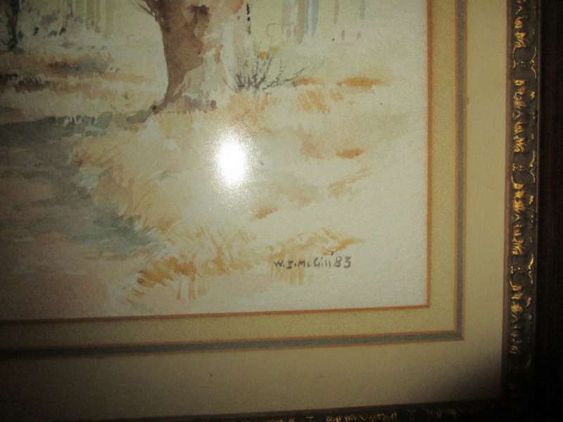 Landscape Watercolour   W J McGill