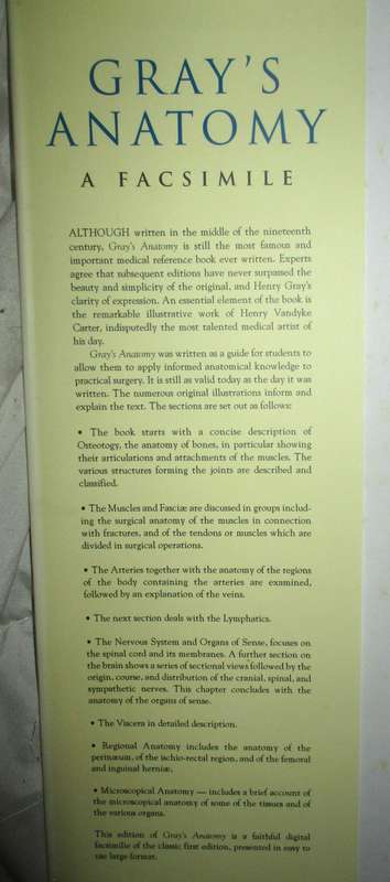 Grays Anatomy . A Facsimile