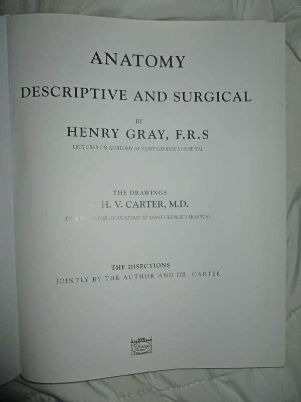 Grays Anatomy . A Facsimile