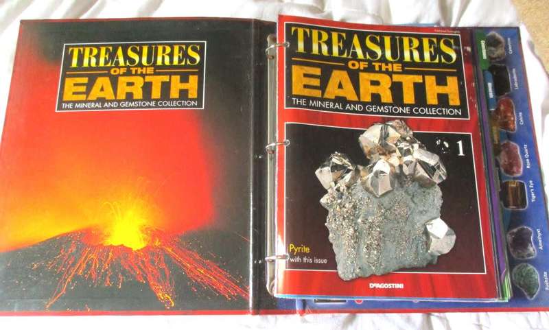 Rock collection and books