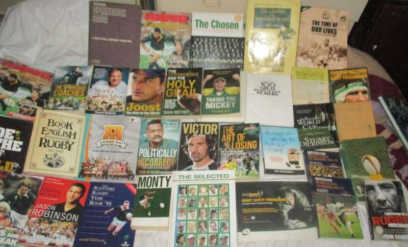 Rugby Books . choose . make offers