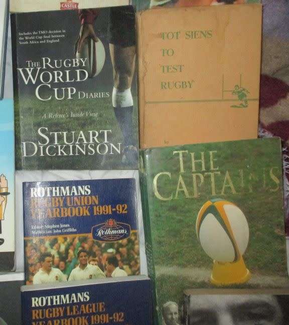 Rugby Books . choose . make offers