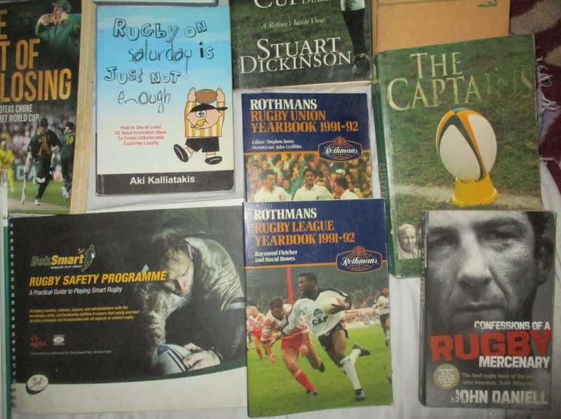 Rugby Books . choose . make offers