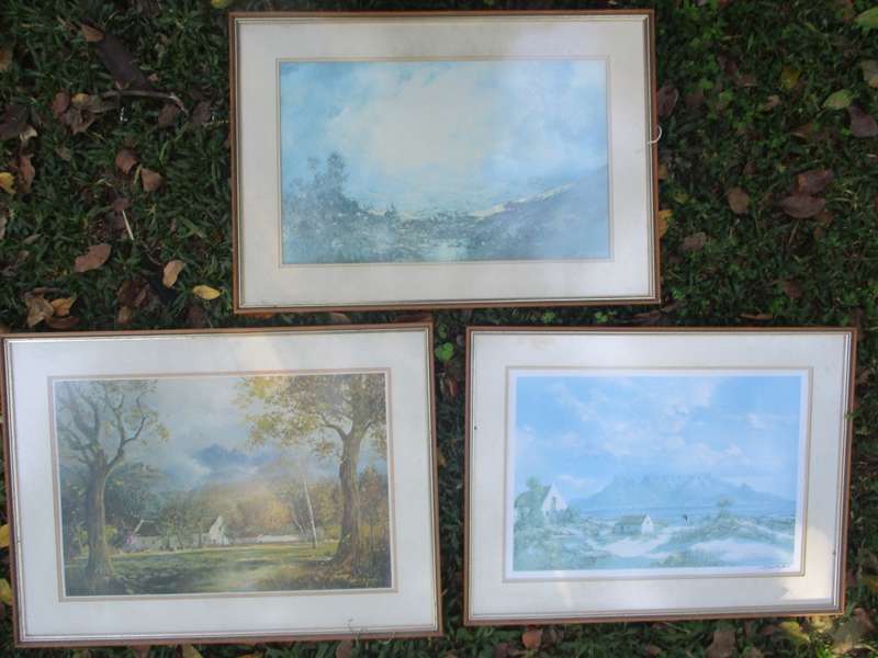 Gabriel de Jongh Prints x 5 . one signed