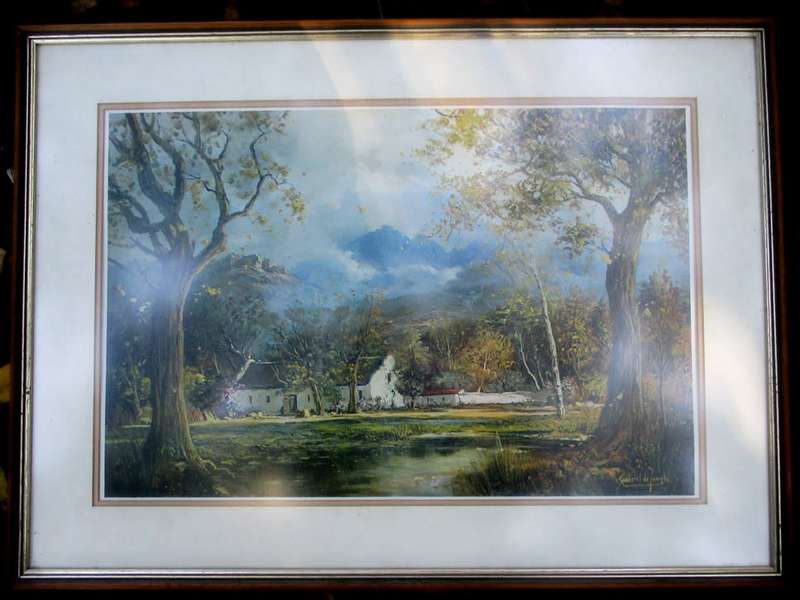 Gabriel de Jongh Prints x 5 . one signed