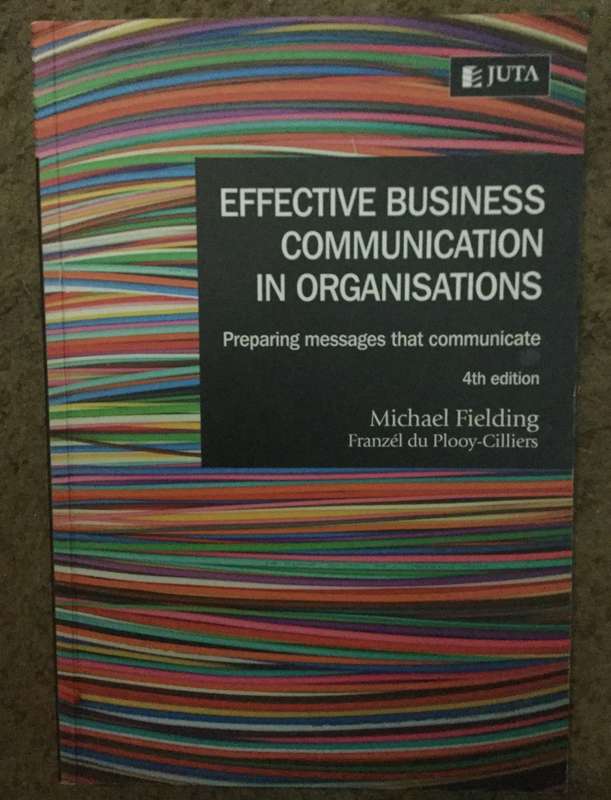 Effective Communication in Organisations  2016