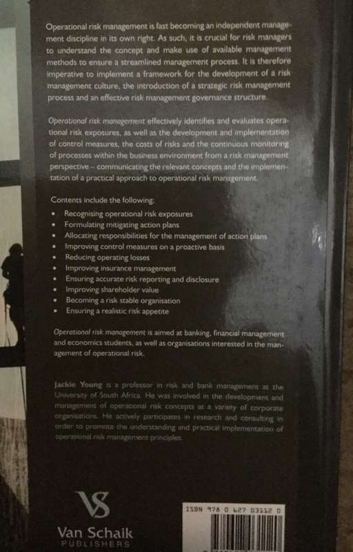 Operational Risk Management 2015