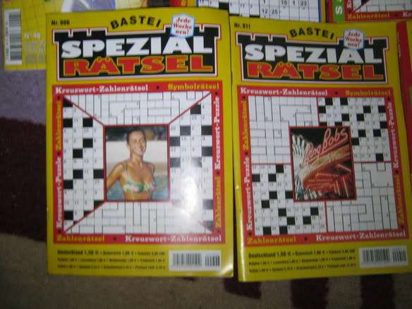 German Crossword Puzzle books x12