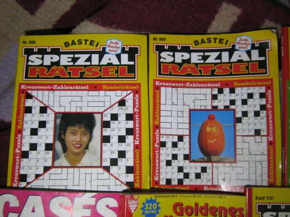 German Crossword Puzzle books x12