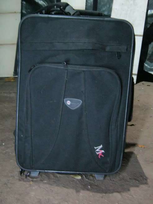 Suitcase on wheels