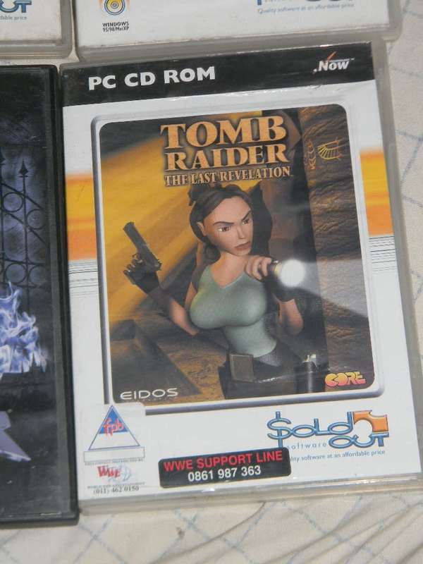 Tomb Raider PC Games x6
