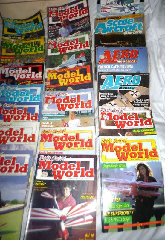 Airplane Model Magazines x58