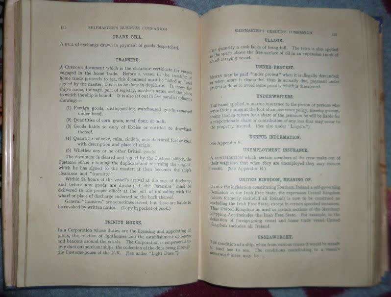 Shipmaster's Business Companion and Business Guide  1943