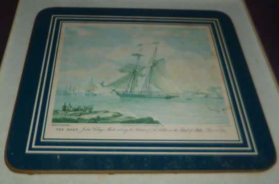 Vintage Ship Picture set of 5