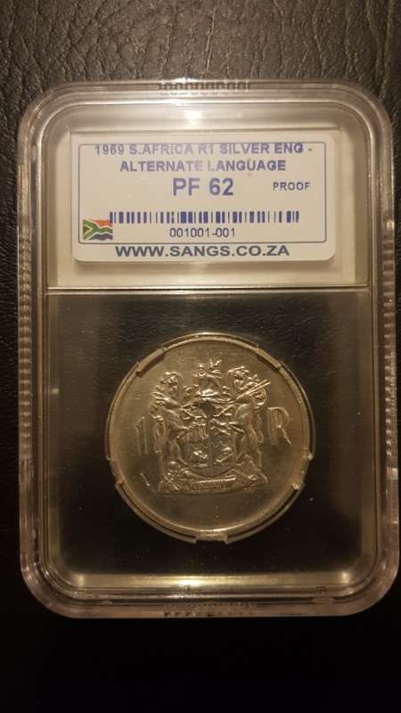 1969 Silver R1 English (Alternative Language) SANGS PF62 + Free Insured Courier