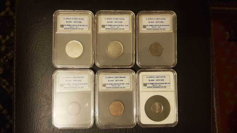 1965 BLANK SET 50C+20C+10C+5C+2C+1C SANGS + Free Insured Courier