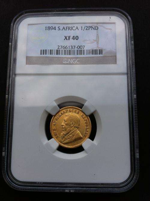 1894 Gold Half Pond NGC XF40 + Free Insured Courier @ R1 Start
