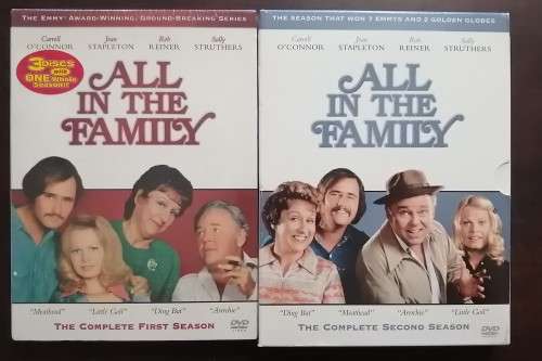 All in the family - the complete season 1 (sealed) and complete season 2.
