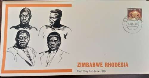 Rodeshia & Zimbabwe last and first day covers 1979 signed by Designer and Artist Ned Etheridge