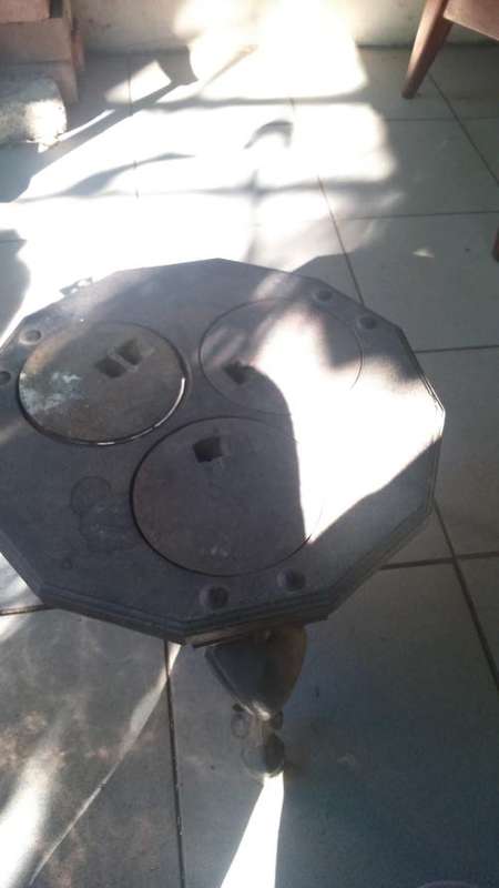 Cast iron stove -3 plate