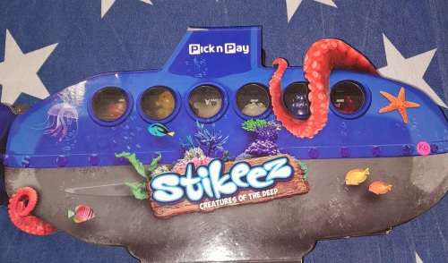 Pick n Pay Stikeez Creatures of the Deep complete set of 24 Stikeez figures