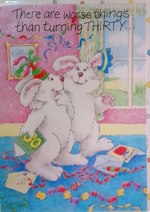 Greeting card 30th Birthday