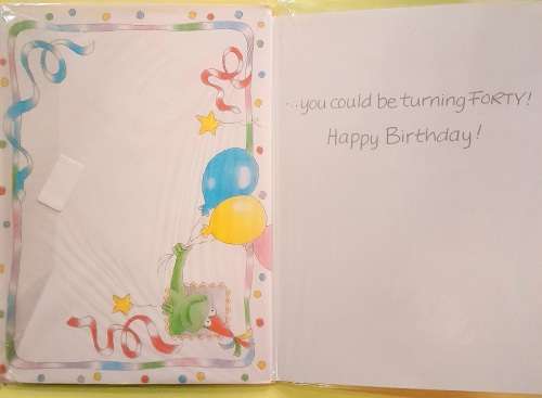 Greeting card 30th Birthday