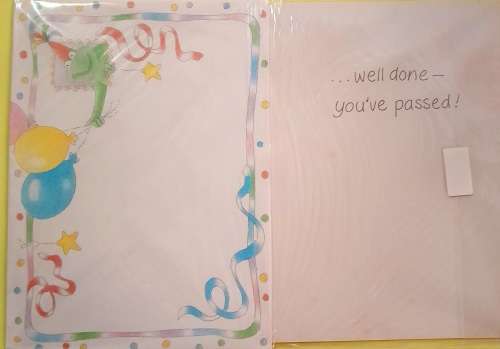 Greeting Card You`ve Passed
