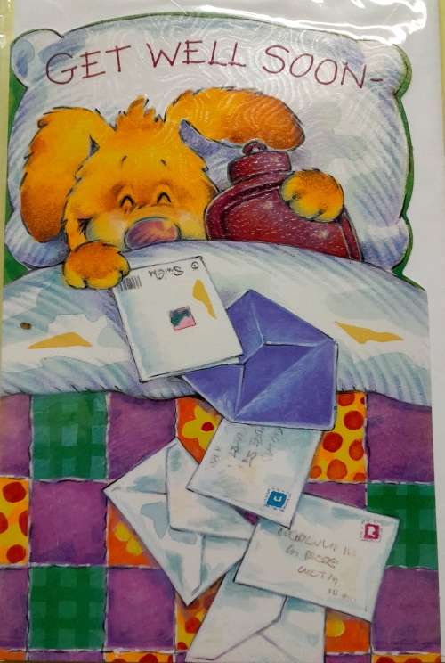 Greeting Card Get Well Soon